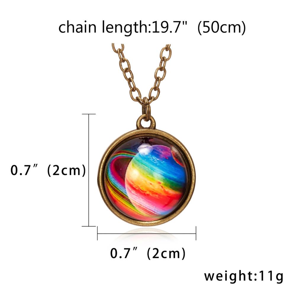 Universe Glass Pendant Necklace - Chronotik