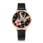 Load image into Gallery viewer, Women Flowers Rose Gold Watch - Chronotik

