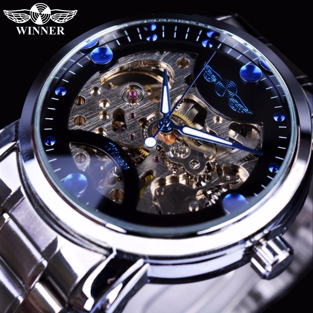 Blue Ocean Skeleton Watch men Featuring a stylish skeleton dial inspired by the depths of the ocean, this watch is a must-have for those with a passion for the sea. The striking blue color gives it a unique look, while the high-tech finish of the dial is characteristic of its historical origins and technical nature.