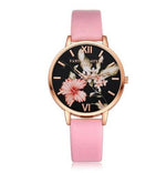 Load image into Gallery viewer, Women Flowers Rose Gold Watch - Chronotik
