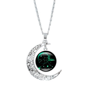 Constellation Zodiac Necklace Necklace, Women See it and you'll know exactly what's in store. Telling you that everything is going smoothly is just not how you roll. You are not an average zodiac sign. And you're a master of any accessory you choose to wear. Because in style, it's all about the little details. Visually stunning and loosely based on the constellation that the stars and planets formed around.