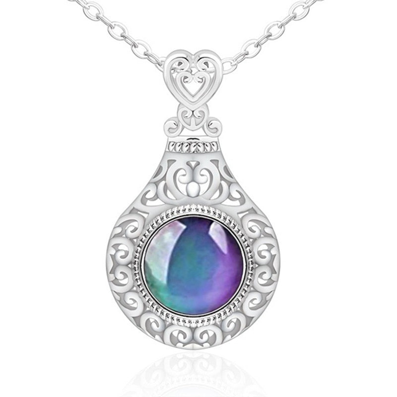 Mood necklace change colors hotsell