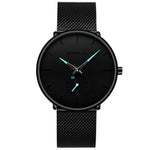 Load image into Gallery viewer, Mesh Steel Waterproof Sport Watch luxury, Men, sport, waterproof Whether it&#39;s the pool, the beach, or just a jog through wet weather, you’re covered without losing a second of time. This watch is all about time in motion – so you can take the lead and hit the finish line ahead of the pack. Make each second matter in a watch that keeps you moving forward.
