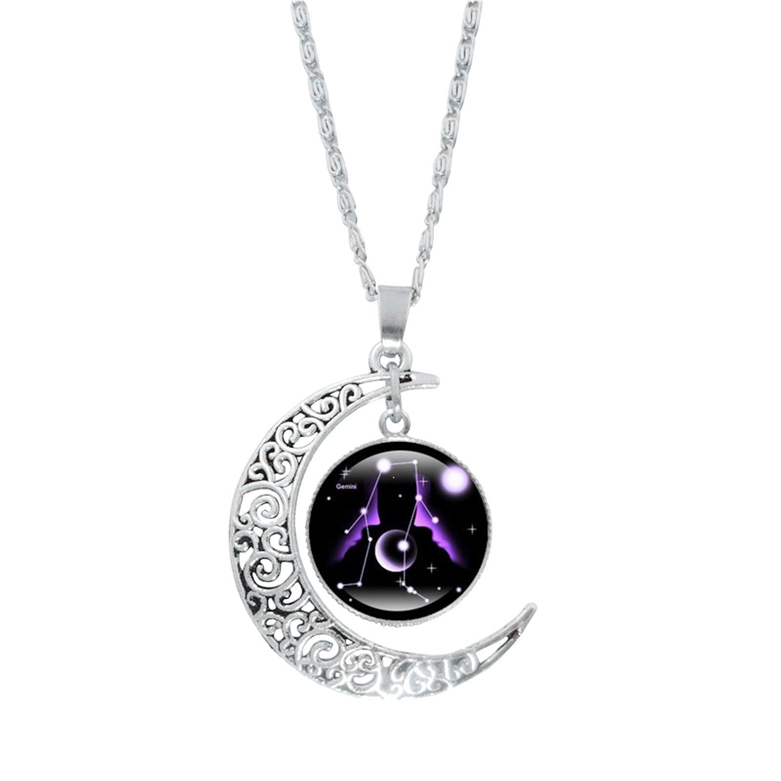 Constellation Zodiac Necklace Necklace, Women See it and you'll know exactly what's in store. Telling you that everything is going smoothly is just not how you roll. You are not an average zodiac sign. And you're a master of any accessory you choose to wear. Because in style, it's all about the little details. Visually stunning and loosely based on the constellation that the stars and planets formed around.