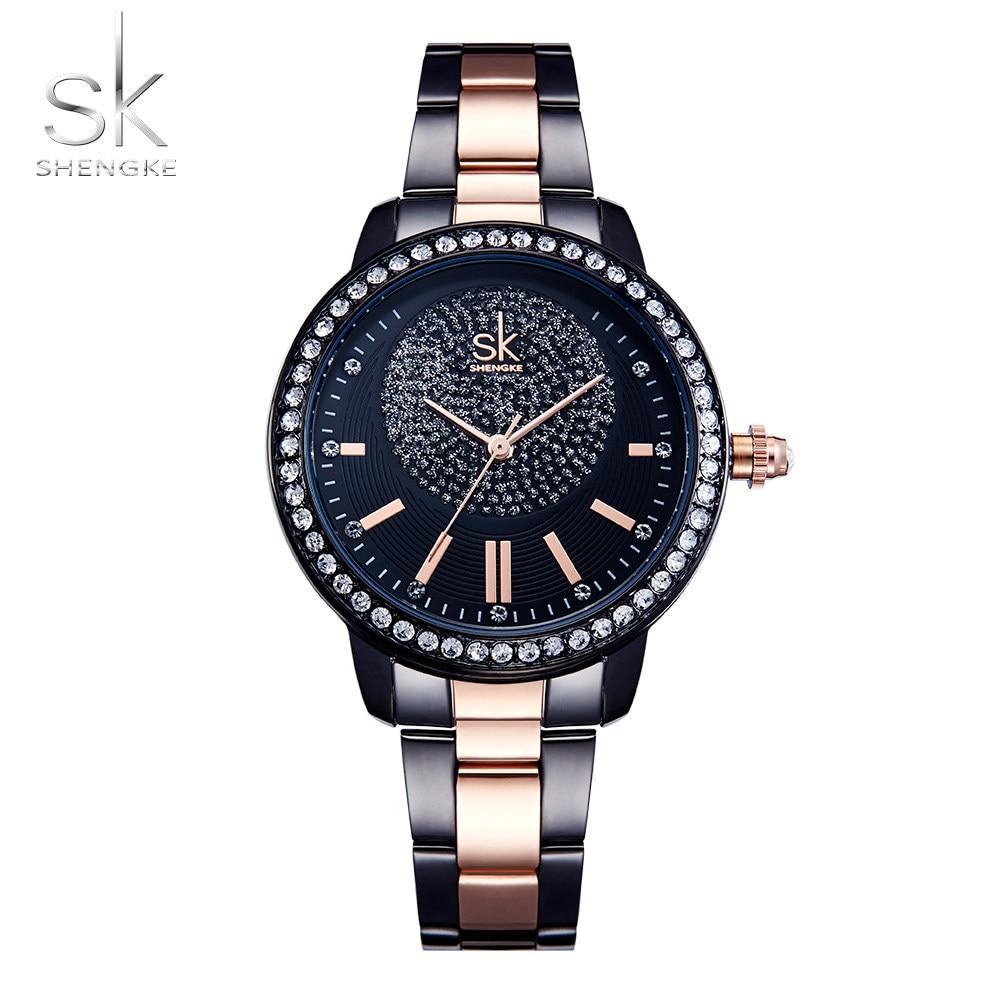 Amazon.com: SHENGKE Fashion Watch Leather Strap Simple Decent Casual  Fashion Quartz Watch (Less is More) Gray : Clothing, Shoes & Jewelry