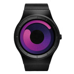 Load image into Gallery viewer, GEEKTHINK Swirl Watch unisex The precision in your life just got a whole lot grander. The GEEKTHINK watch is here to make time a conscious decision, not something that has to do with the time of day or date. Add a little fun and a twist to your day by choosing to display a different spiral on the watch face.
