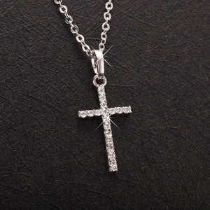 Fashion Female Cross Pendants Necklace Necklace, Women Multipurpose jewelry for any occasion. Show off your love of the cross. Give out a stylish gift with this cross pendant necklace. Wear it out, or to church – it’ll make a great addition to any woman’s fashion essentials. In a gold or silver necklace, this cross necklace for women can be worn with jeans or a business suit. Crystal variations change the look for the night, as well as the office.
