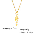 Load image into Gallery viewer, Vintage Flame Pendant Necklace - Chronotik
